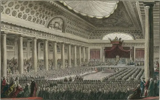 Meeting of the Estates General on 5 May 1789 at Versailles