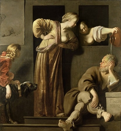 Socrates along with his wives and students, appears in many paintings