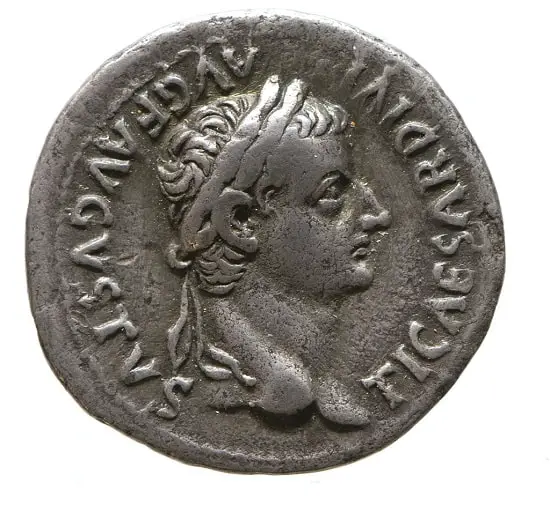 A denarius of Tiberius