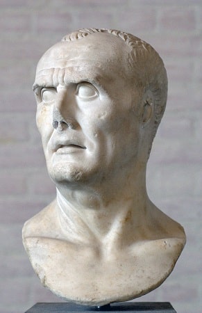 Bust of Marius instigator of the Marian reforms