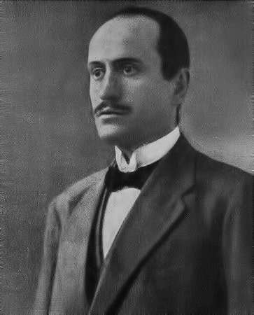 Mussolini as director of Avanti