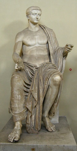 Statue of Tiberius from Priverno, made after 37 AD