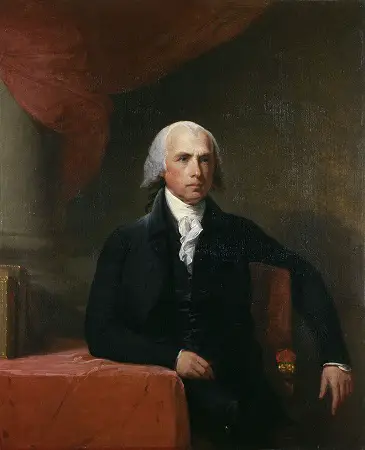 James Madison by Gilbert Stuart