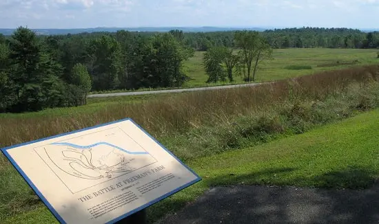 Modern view of the battleground of Freeman's Farm
