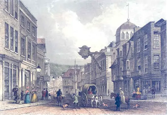 The number of High Streets in towns and cities rapidly grew in the 18th century